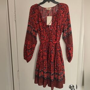 Ulla Johnson Abri Long Sleeve Mini Dress